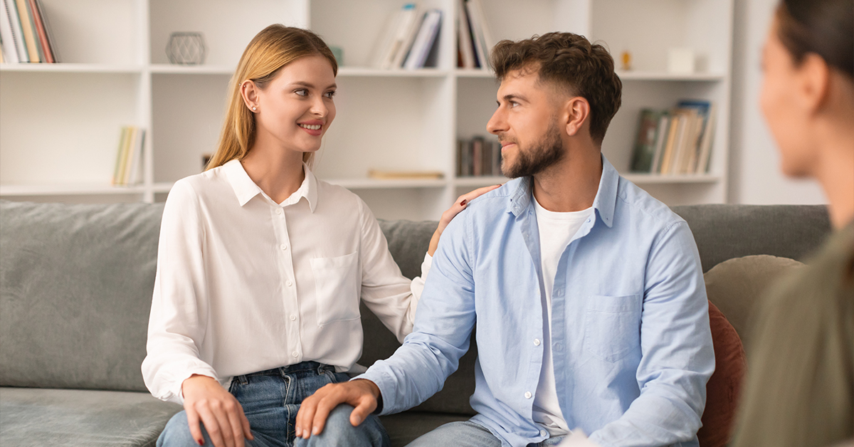 Happy couple in houston couples counseling