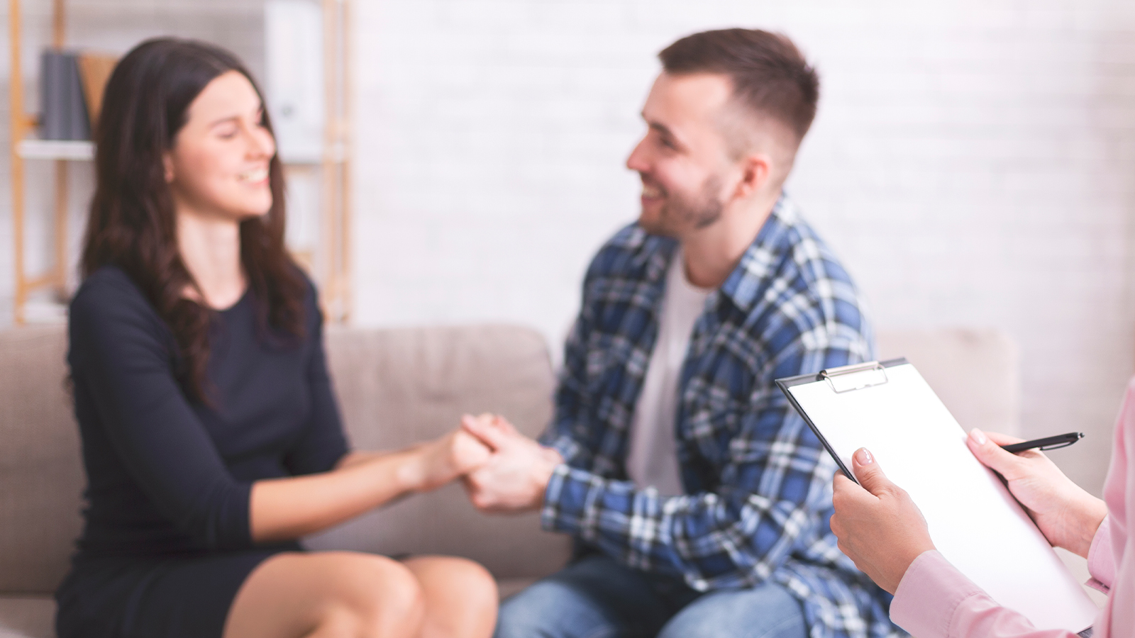 Shield Bearer | Common Relationship Issues Addressed in Couples Therapy Happy reconciled couple after counseling in houston