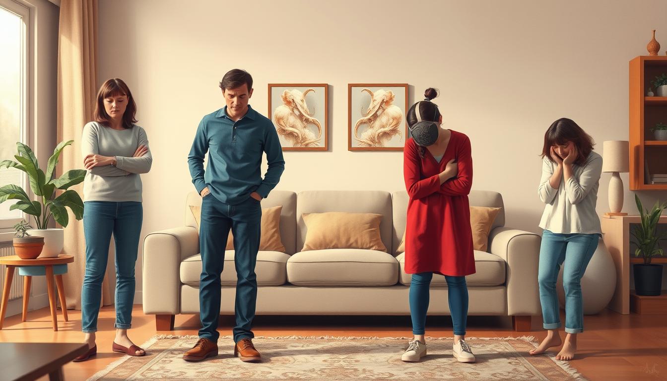 Shield Bearer | The Role of Attachment Styles in Relationships Four adults each embodying an attachment style